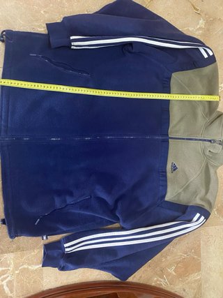 Chaqueta Adidas Talla XXXL Beige y Azul