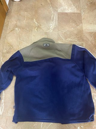 Chaqueta Adidas Talla XXXL Beige y Azul
