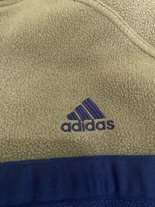 Chaqueta Adidas Talla XXXL Beige y Azul