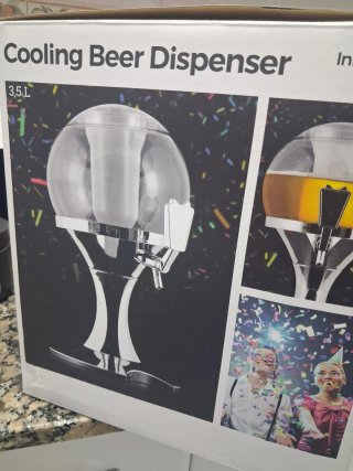 Dispensador Cerveza Cilíndrico con Grifo