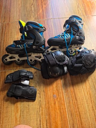 Patines Oxelo Talla 38-41 + Protecciones