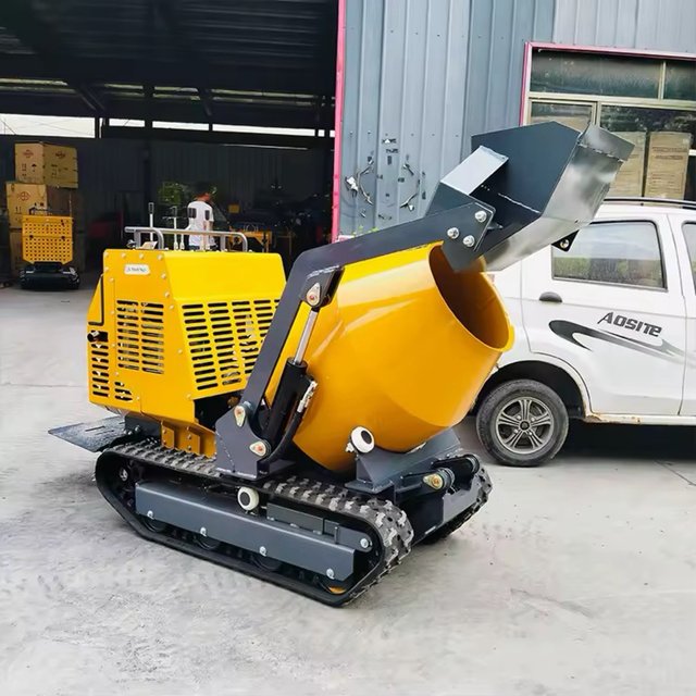 Hormigonera Autocargable con Orugas