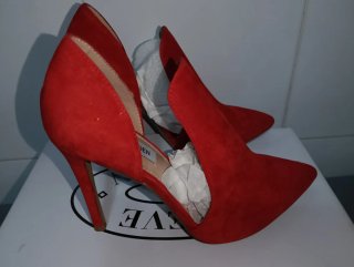Zapatos ante rojo Steve Madden Talla 37