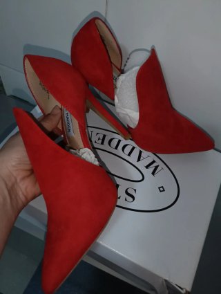 Zapatos ante rojo Steve Madden Talla 37