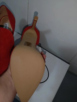 Zapatos ante rojo Steve Madden Talla 37