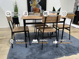 MESA CON 4 SILLAS