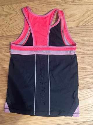 2 Camisetas Deportivas Tirantes Gris y Rosa