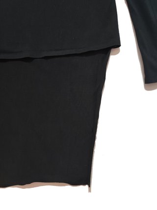 Y-3 Adidas Camiseta Túnica Negra Talla M