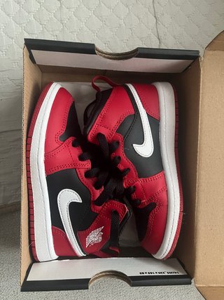Zapatillas Nike Air Jordan 1 Niño Rojo/Negro