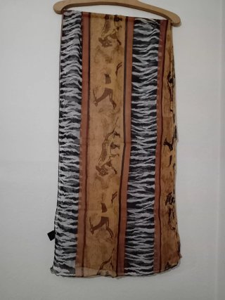 Chal Foulard Estampado Animal Print