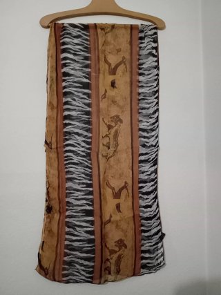 Chal Foulard Estampado Animal Print