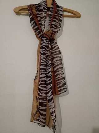 Chal Foulard Estampado Animal Print