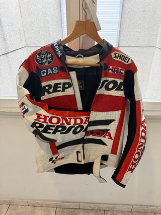 Chaqueta Moto Repsol Cuero