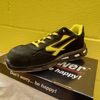 Scarpe U-Power Nere e Gialle Tg 43 Nuove