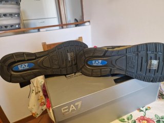 Scarpe Emporio Armani EA7 Nere e Oro