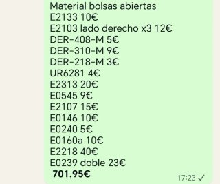 Lote Repuestos Mugen Seiki MBX6/7/8