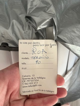 Cancán para traje de fallera/huertana