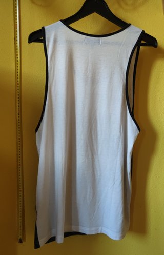 Camiseta Tirantes Larga Hombre Calavera Talla M