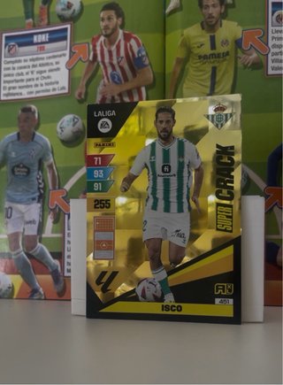 Lote 3 cromos fútbol Isco