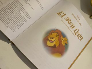 Libro infantil el rey leon