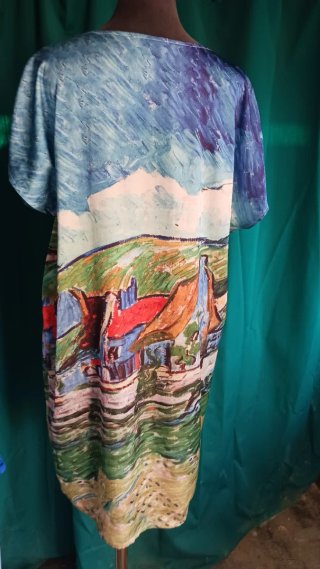 Vestido estampado Van Gogh
