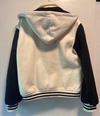 Bomber de paño mujer con capucha