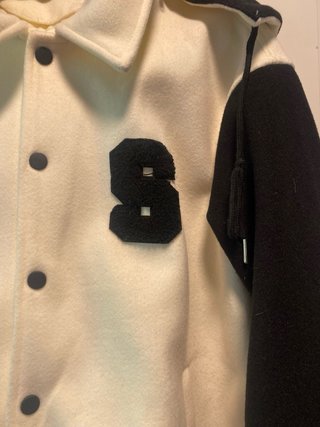 Bomber de paño mujer con capucha