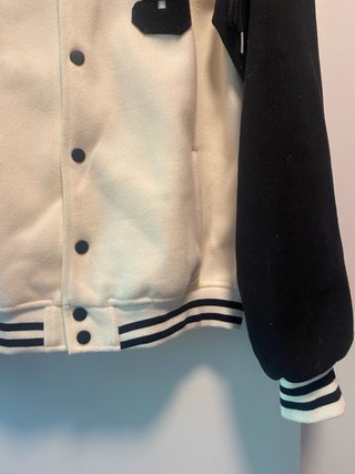 Bomber de paño mujer con capucha