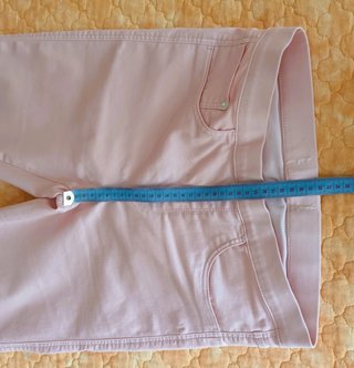 Pantalón Jegging Rosa con Cintura Elástica T 38-40