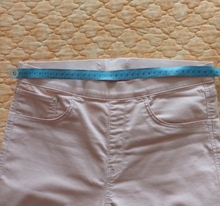 Pantalón Jegging Rosa con Cintura Elástica T 38-40