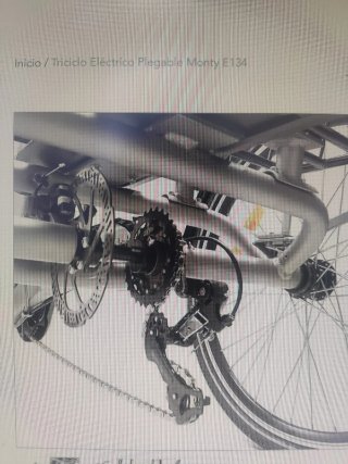 Triciclo Eléctrico Monty E-134 Plegable