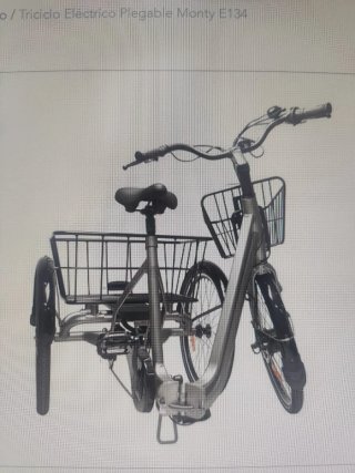 Triciclo Eléctrico Monty E-134 Plegable