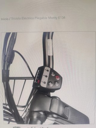 Triciclo Eléctrico Monty E-134 Plegable