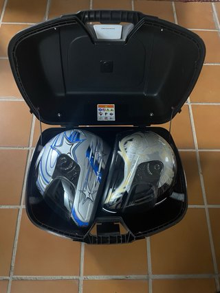 Baúl Honda 52L y 2 alforjas laterales