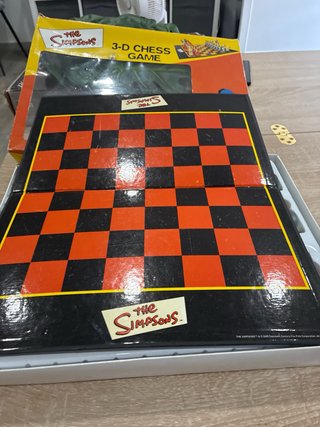 Los Simpsons Ajedrez 3-D Game