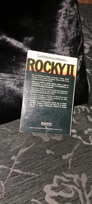 Libro Rocky II, la historia continúa