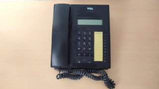 Teléfono fijo TCL negro