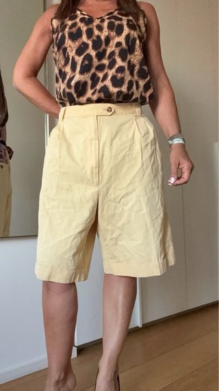 Bermuda vintage oversize unisex gialla