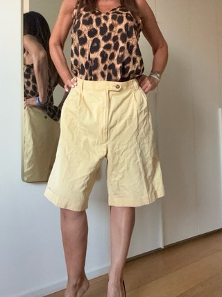 Bermuda vintage oversize unisex gialla