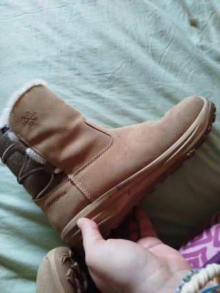 Botas de nieve y apreski beige