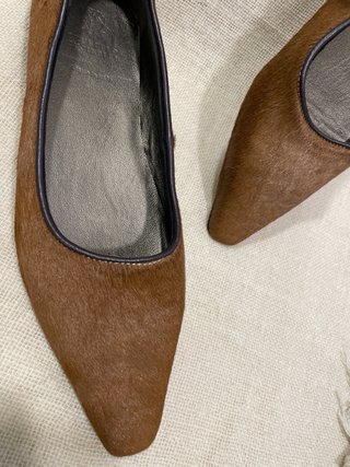 Zapatos Piel Potro Marrones