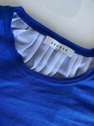 Jersey Sandro azul talla M
