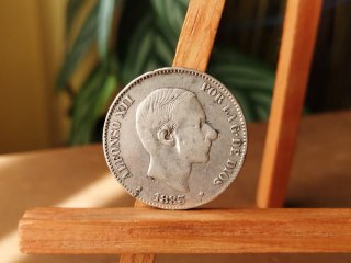 Moneda 50 centavos peso 1883 Alfonso XII Filipinas