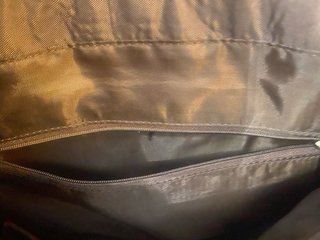 Bolso unisex porta documentos marrón