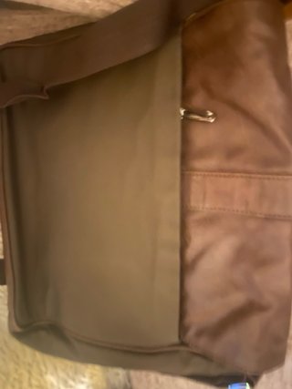 Bolso unisex porta documentos marrón