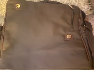 Bolso unisex porta documentos marrón