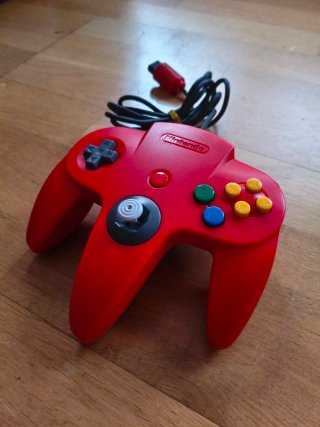 Controller Nintendo 64 Rosso Originale