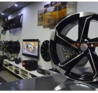 JUEGO DE 4 LLANTAS 19 NEW RS7 NEGRA A... rmb841583