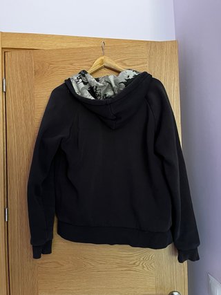 Chaqueta Zara Hombre Talla L Negra Camuflaje