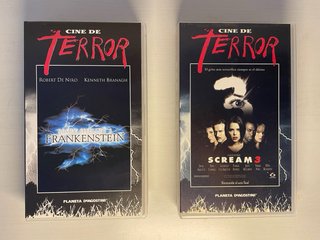 Colección Cine de Terror VHS (12 Películas)